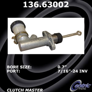 Centric Premium Clutch Master Cylinder for 1987 Jeep J10 - 136.63002