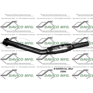 Davico Direct Fit Catalytic Converter and Pipe Assembly for 1988 Plymouth Voyager - 23261