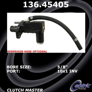 Centric Premium Clutch Master Cylinder for 2007 Mazda 6 - 136.45405