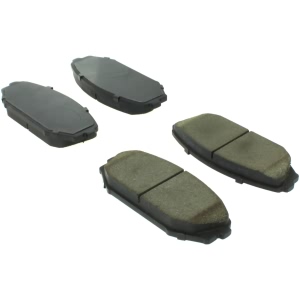 Centric Posi Quiet™ Extended Wear Semi-Metallic Front Disc Brake Pads for 2004 Honda Odyssey - 106.07930