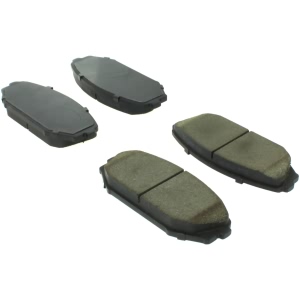 Centric Posi Quiet™ Extended Wear Semi-Metallic Front Disc Brake Pads for 2000 Honda Odyssey - 106.07930