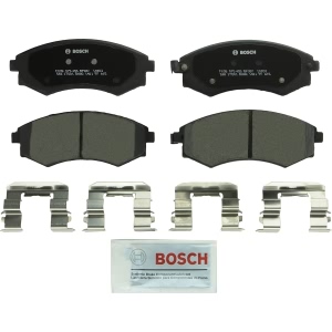 Bosch QuietCast™ Premium Organic Front Disc Brake Pads for 2003 Kia Optima - BP887