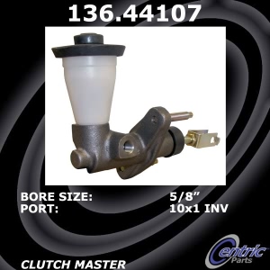 Centric Premium Clutch Master Cylinder for 1984 Toyota Corolla - 136.44107