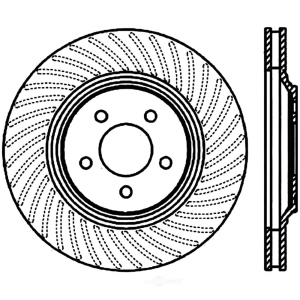 Centric Premium™ Brake Rotor for 1997 Ford Mustang - 125.61045