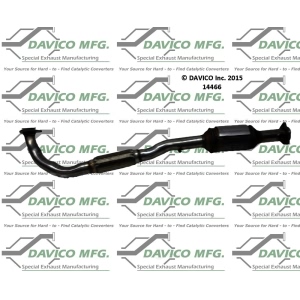 Davico Direct Fit Catalytic Converter and Pipe Assembly for 2002 Saturn SC2 - 14466