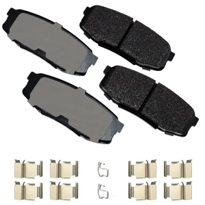 Akebono Performance™ Ultra-Premium Ceramic Rear Brake Pads for 2011 Toyota Tundra - ASP1304A