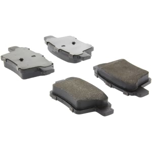 Centric Premium™ Semi-Metallic Brake Pads With Shims And Hardware for 2009 Mercury Sable - 300.10710