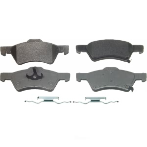 Wagner Thermoquiet Semi Metallic Front Disc Brake Pads for 2001 Chrysler Voyager - MX857