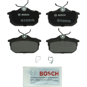 Bosch QuietCast™ Premium Organic Rear Disc Brake Pads for 2002 Volvo V40 - BP838