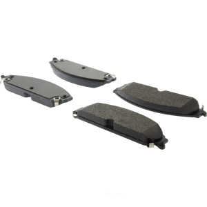 Centric Posi Quiet™ Extended Wear Semi-Metallic Front Disc Brake Pads for 2008 Dodge Caliber - 106.10580