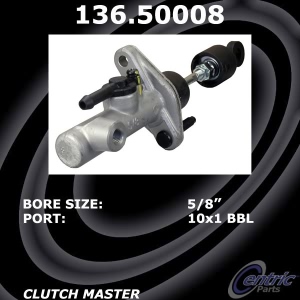 Centric Premium Clutch Master Cylinder for 2007 Kia Spectra5 - 136.50008
