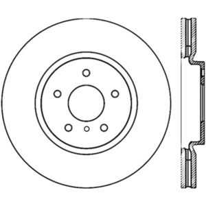 Centric Premium™ Brake Rotor for 2013 Infiniti M37 - 125.42100