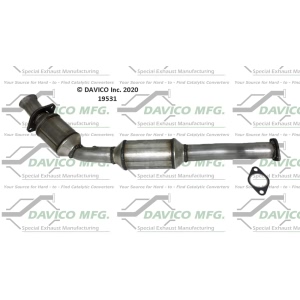 Davico Direct Fit Catalytic Converter and Pipe Assembly for 2007 Ford Crown Victoria - 19531