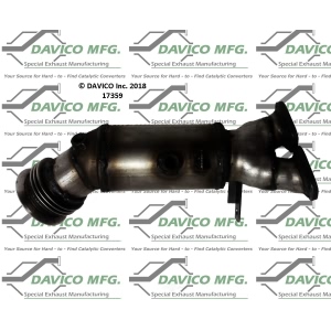 Davico Direct Fit Catalytic Converter for 2012 BMW 135i - 17359