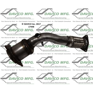 Davico Direct Fit Catalytic Converter and Pipe Assembly for 2008 Porsche Cayenne - 17448