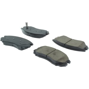 Centric Posi Quiet™ Ceramic Front Disc Brake Pads for 2004 Hyundai Tiburon - 105.11040