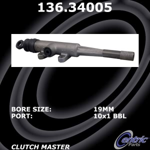 Centric Premium Clutch Master Cylinder for 1991 BMW 325i - 136.34005