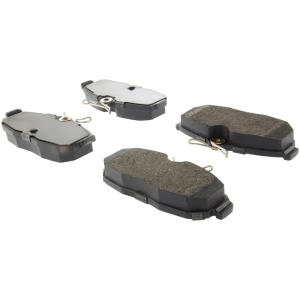 Centric Posi Quiet™ Semi-Metallic Brake Pads With Hardware for 2010 Ford Mustang - 104-10820