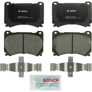 Bosch QuietCast™ Premium Organic Front Disc Brake Pads for 2010 Hyundai Genesis - BP1396