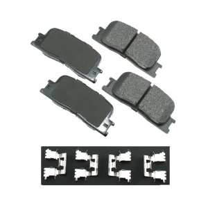 Akebono Pro-ACT™ Ultra-Premium Ceramic Rear Disc Brake Pads for 2003 Toyota Camry - ACT885