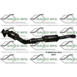 Davico Direct Fit Catalytic Converter and Pipe Assembly for 2000 Audi S4 - 18367