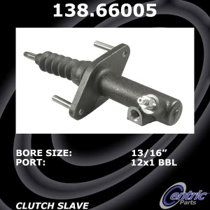 Centric Premium Clutch Slave Cylinder for Chevrolet S10 - 138.66005
