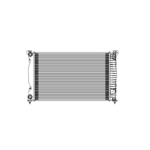 TYC Engine Coolant Radiator for 2005 Audi A4 - 2823