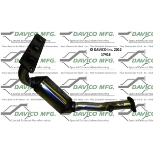 Davico Exhaust Manifold with Integrated Catalytic Converter for Land Rover Freelander - 17416