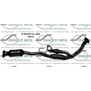 Davico Dealer Alternative Direct Fit Catalytic Converter and Pipe Assembly for 1996 Lexus ES300 - 46112