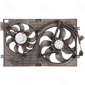 Four Seasons Dual Radiator And Condenser Fan Assembly for 2003 Volkswagen Jetta - 75612
