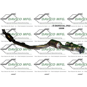 Davico Direct Fit Catalytic Converter and Pipe Assembly for 2005 Mercedes-Benz CLK320 - 18308