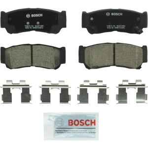 Bosch QuietCast™ Premium Ceramic Rear Disc Brake Pads for 2008 Hyundai Santa Fe - BC1297