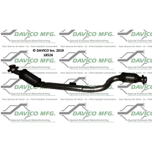 Davico Direct Fit Catalytic Converter and Pipe Assembly for 2005 Mercedes-Benz CLK55 AMG - 18526