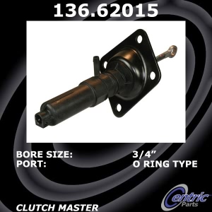 Centric Premium Clutch Master Cylinder for 1988 Pontiac 6000 - 136.62015