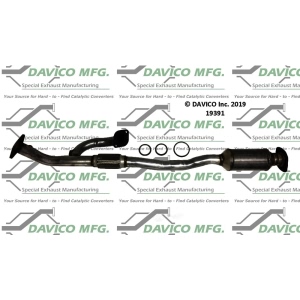 Davico Direct Fit Catalytic Converter and Pipe Assembly for 2013 Toyota Camry - 19391