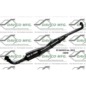 Davico Direct Fit Catalytic Converter and Pipe Assembly for 2000 Chevrolet Prizm - 13070