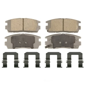 Wagner Thermoquiet Ceramic Rear Disc Brake Pads for 2011 GMC Terrain - QC1275