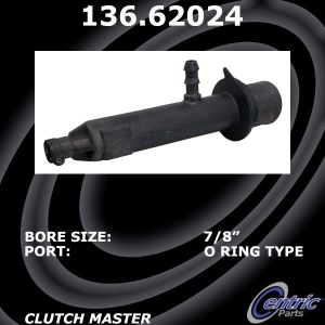 Centric Premium™ Clutch Master Cylinder for 1994 Oldsmobile Cutlass Supreme - 136.62024