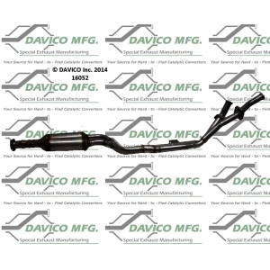 Davico Direct Fit Catalytic Converter and Pipe Assembly for 1998 Mercedes-Benz S320 - 16052