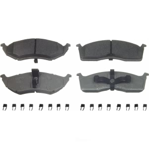 Wagner ThermoQuiet Semi-Metallic Disc Brake Pad Set for 1996 Plymouth Voyager - MX591