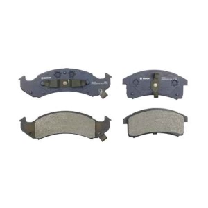 Bosch QuietCast™ Premium Organic Front Disc Brake Pads for 1999 Buick LeSabre - BP623