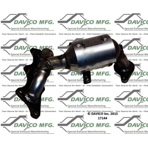 Davico Exhaust Manifold with Integrated Catalytic Converter for 2009 Mitsubishi Galant - 17144