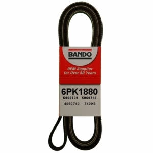 BANDO Rib Ace™ V-Ribbed Serpentine Belt for 1999 Chevrolet Prizm - 6PK1880