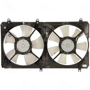 Four Seasons Dual Radiator And Condenser Fan Assembly for 2009 Mitsubishi Galant - 76173