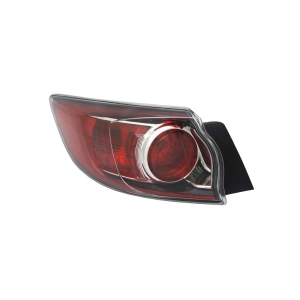 TYC Driver Side Outer Replacement Tail Light for 2013 Mazda 3 - 11-11970-00