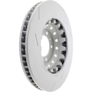 Centric SportStop Slotted 1-Piece Front Passenger Side Brake Rotor for 2015 Porsche Panamera - 126.37067