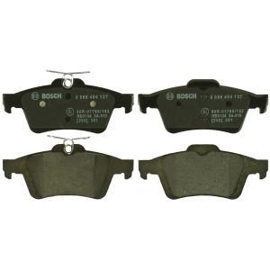 Bosch EuroLine™ Semi-Metallic Rear Disc Brake Pads for 2009 Jaguar Vanden Plas - 0986494127