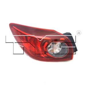 TYC Driver Side Outer Replacement Tail Light for 2015 Mazda 3 - 11-6660-00