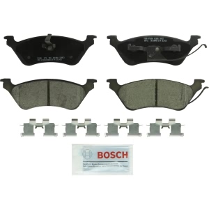 Bosch QuietCast™ Premium Ceramic Rear Disc Brake Pads for 2001 Chrysler Town & Country - BC858