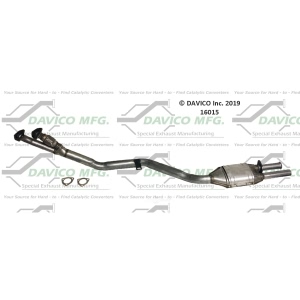 Davico Direct Fit Catalytic Converter and Pipe Assembly for 1987 BMW 325i - 16015